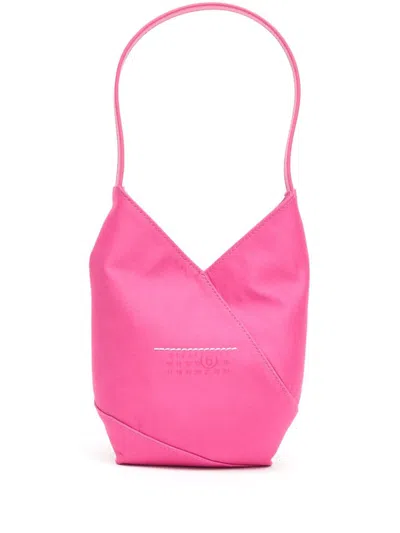 Mm6 Maison Margiela Japanese Egg Bag Carmine Rose In Pink
