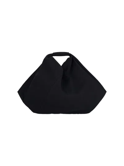 Mm6 Maison Margiela Japanese Shoulder Bag In Black