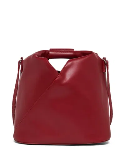 Mm6 Maison Margiela Kids' Japanese Shoulder Bag In Red