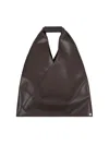 Mm6 Maison Margiela Japanese Fondo Numbers-motif Tote Bag In Bordeaux