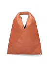 Mm6 Maison Margiela Japanese Small Tote Bag In Brown