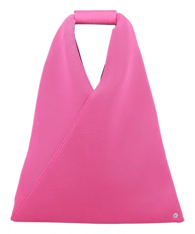 Mm6 Maison Margiela Japanese Small Tote Bag In Pink