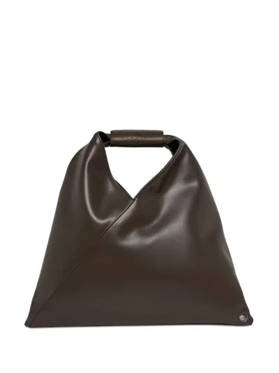 Mm6 Maison Margiela Kids' Japanese Tote Bag In Brown