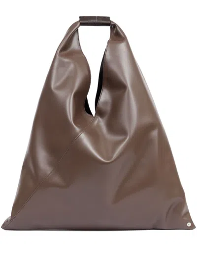 Mm6 Maison Margiela Japanese Tote Bag In Brown