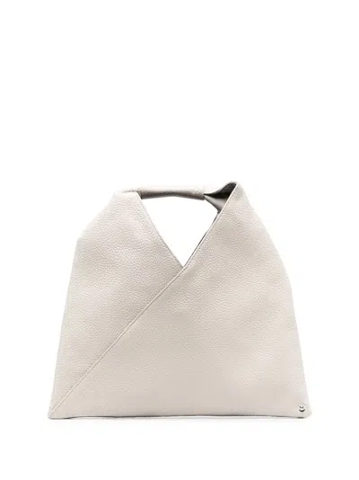 Mm6 Maison Margiela Small Japanese Tote Bag In Grey