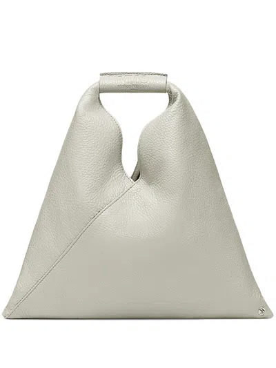 Mm6 Maison Margiela Japanise Lassic Mini  Bag Woman Silver In Leather In Burgundy
