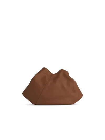 Mm6 Maison Margiela Japanise Mini Bag In Beige Leather In Brown