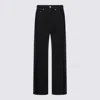 Mm6 Maison Margiela Black Cotton Denim Jeans