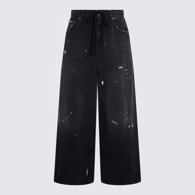 Mm6 Maison Margiela Jeans Blacks And Greys In Multi