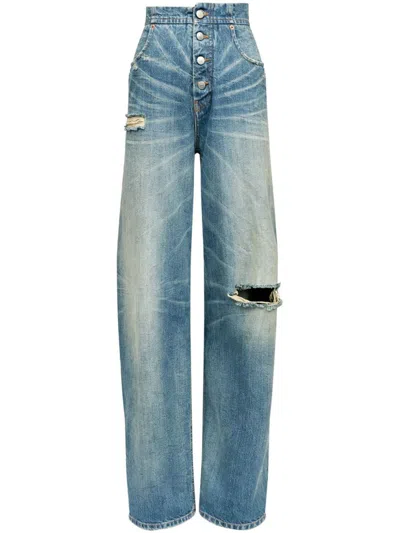 Mm6 Maison Margiela Jeans In Blue
