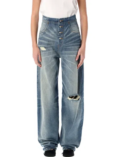 Mm6 Maison Margiela Jeans In Blue