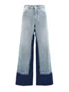 Mm6 Maison Margiela Mm6 By Maison Margiela Contrast Insert Jeans