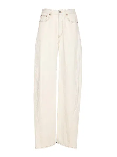 Mm6 Maison Margiela Jeans In White