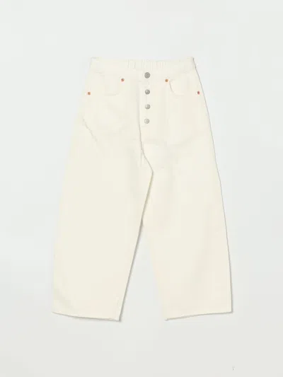 Mm6 Maison Margiela Jeans  Kids Color White