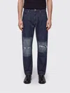 Mm6 Maison Margiela Patchwork Insert Jeans In Blue