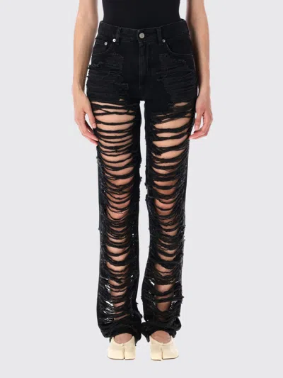 Mm6 Maison Margiela Jeans  Woman Color Black
