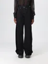 Mm6 Maison Margiela Jeans  Woman Color Black In Black