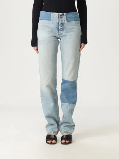 Mm6 Maison Margiela Jeans  Woman Color Blue