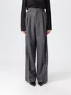 Mm6 Maison Margiela Mm6 By Maison Margiela Wide-leg Tailored Pants In Soft Virgin Wool In Gray