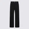 Mm6 Maison Margiela Black Cotton Denim Jeans In Black
