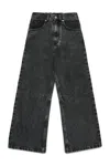 Mm6 Maison Margiela Jeans Regular Nero Sfumato In Black