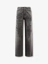 Mm6 Maison Margiela Jeans With Destroyed Effect In Gray