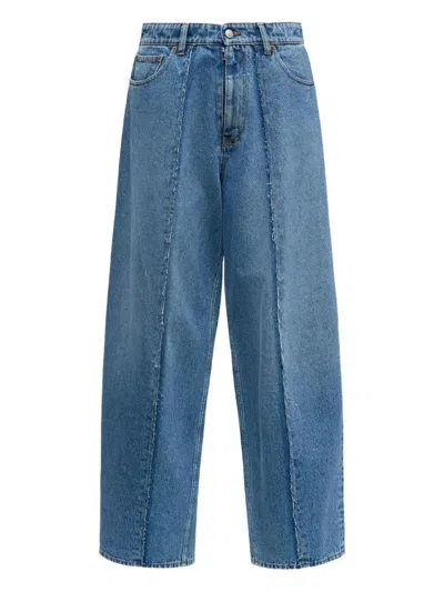 MM6 MAISON MARGIELA MM6 MAISON MARGIELA JEANS WITH FRAYED DETAILS