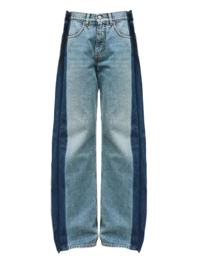 MM6 MAISON MARGIELA MM6 MAISON MARGIELA JEANS WITH INSERT DESIGN
