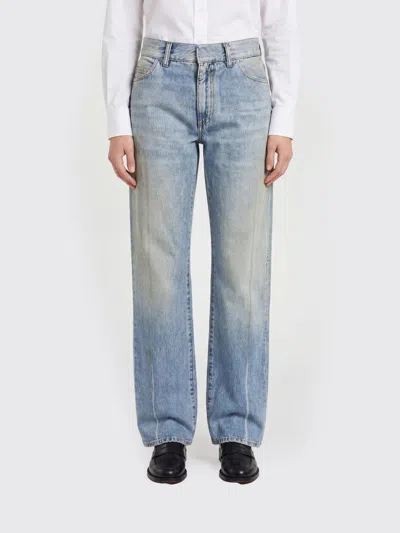 Mm6 Maison Margiela Jeans Woman In Blue