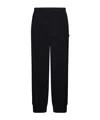 Mm6 Maison Margiela Mm6 By Maison Margiela Wide-leg Wool Blend Pants With Elastic Waistband In Black