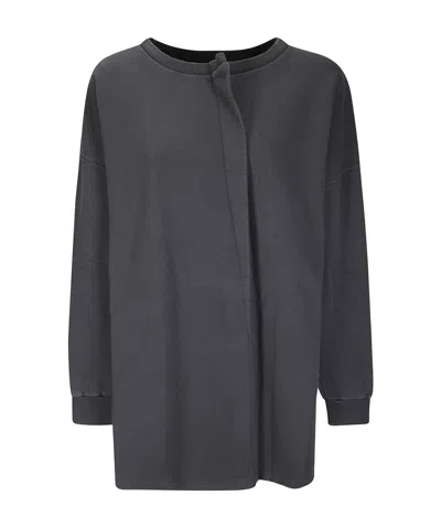 Mm6 Maison Margiela Jersey Darting Minidress In Grey