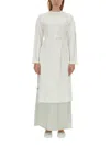 Mm6 Maison Margiela Numbers-motif Long T-shirt In White