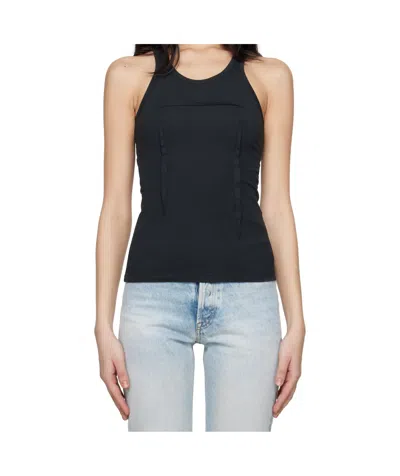 MM6 MAISON MARGIELA ASYMMETRICAL-PANEL TANK TOP