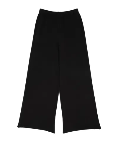 Mm6 Maison Margiela Jersey Trousers In Black