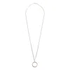 Mm6 Maison Margiela Numeric Minimal Signature Polished-finish Necklace In Silver