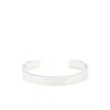 Mm6 Maison Margiela Numeric Engraved Cuff Bracelet
