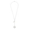 Mm6 Maison Margiela Numeric-signature Necklace In Silver