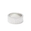 Mm6 Maison Margiela Silver Numeric Minimal Signature Ring In Silver
