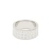 Mm6 Maison Margiela Silver Numeric Minimal Signature Ring In Silver