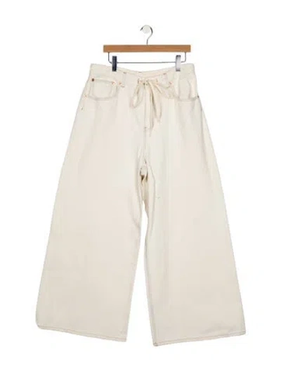 Pre-owned Mm6 Maison Margiela Joggers In White
