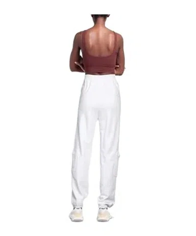 Mm6 Maison Margiela Jogger-style Cargo Pants In White