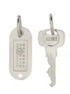 Mm6 Maison Margiela Key Earrings In Silver