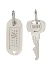 Mm6 Maison Margiela Key Earrings In Silver