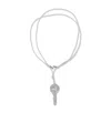 Mm6 Maison Margiela Key Pendant Necklace In Metallic