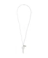 Mm6 Maison Margiela Candle Waxed Key-pendant Necklace In White