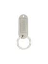 Mm6 Maison Margiela Key Ring In Palladio Buratatto