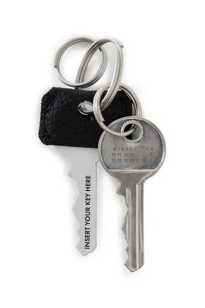 Mm6 Maison Margiela Keychains In Silver