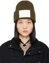 MM6 MAISON MARGIELA KHAKI NUMERIC BEANIE