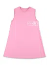 Mm6 Maison Margiela Numbers-print Dress In Pink