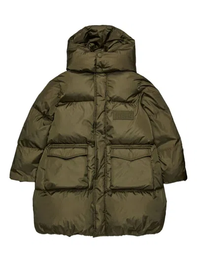 MM6 MAISON MARGIELA MM6 MAISON MARGIELA KIDS COAT WITH LOGO APPLICATION